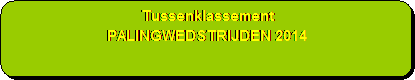 Afgeronde rechthoek: Tussenklassement
PALINGWEDSTRIJDEN 2014
